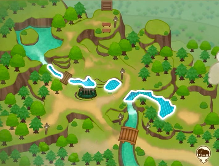 牧場物語 風のグランドバザールの山の中流