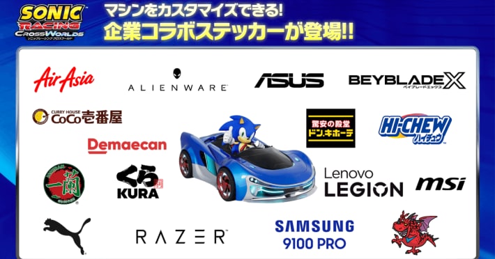 ソニックレーシング クロスワールド