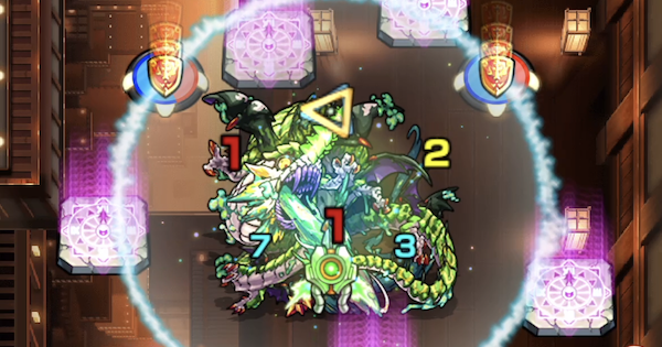 回転パネルの赤を踏んだ状態で反撃を発動