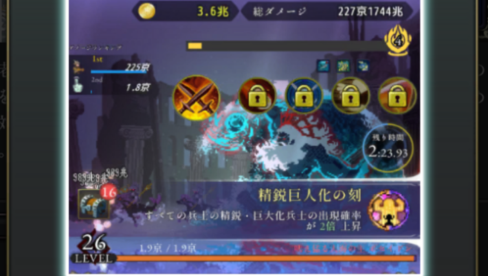 ログウィズの神々への挑戦のゾーン効果