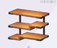 レトロな物置棚