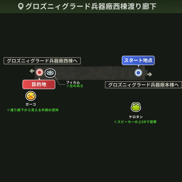 グロズニィグラード西棟渡り廊下_攻略