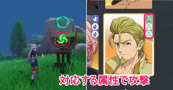 フィールドギミックの解き方の画像