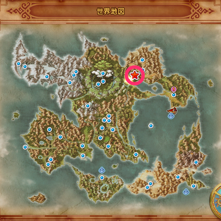 ユグノア地方の場所