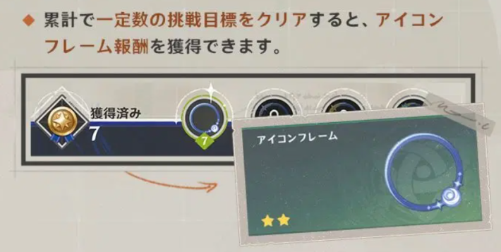 原神の激戦の旅路の報酬