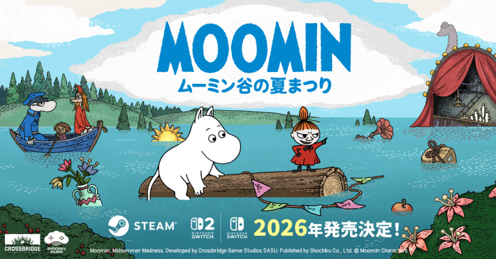ムーミントロールとリトルミイが活躍する新作ゲーム『ムーミン