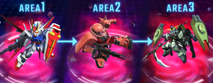 各マップの危険区域をクリアする