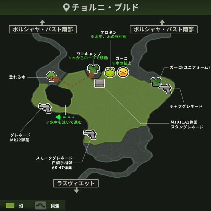 チョルニ・プルド_アイテム