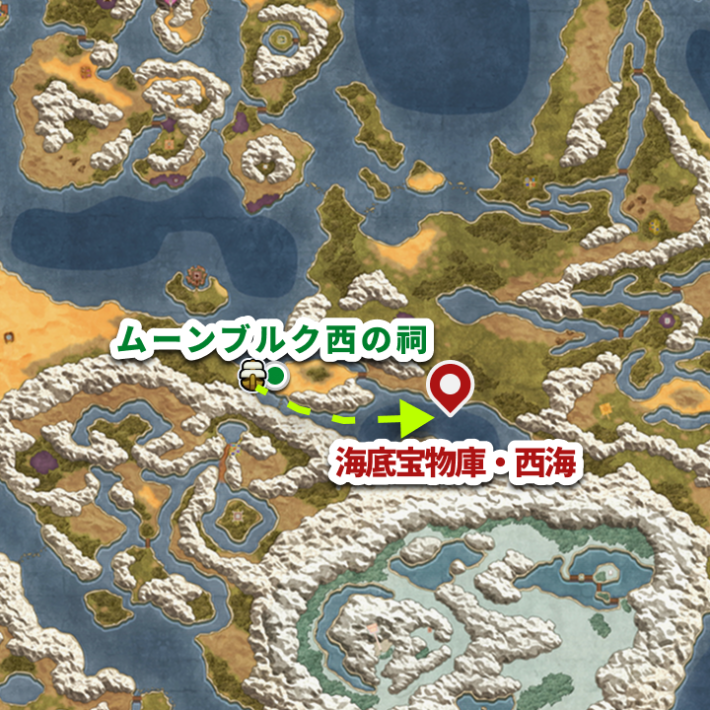 ドラクエ2リメイクのつるぎのまいの巻物の入手場所マップ