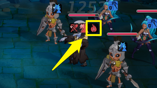 セナリバの火傷アイコン