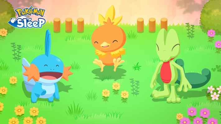キモリ、アチャモ、ミズゴロウがPokémon Sleepに登場