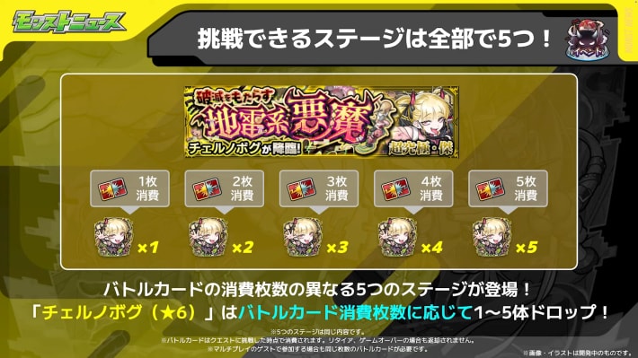 挑戦できるステージは5つ