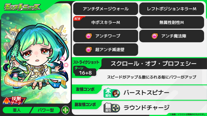 アガスティアのステータス