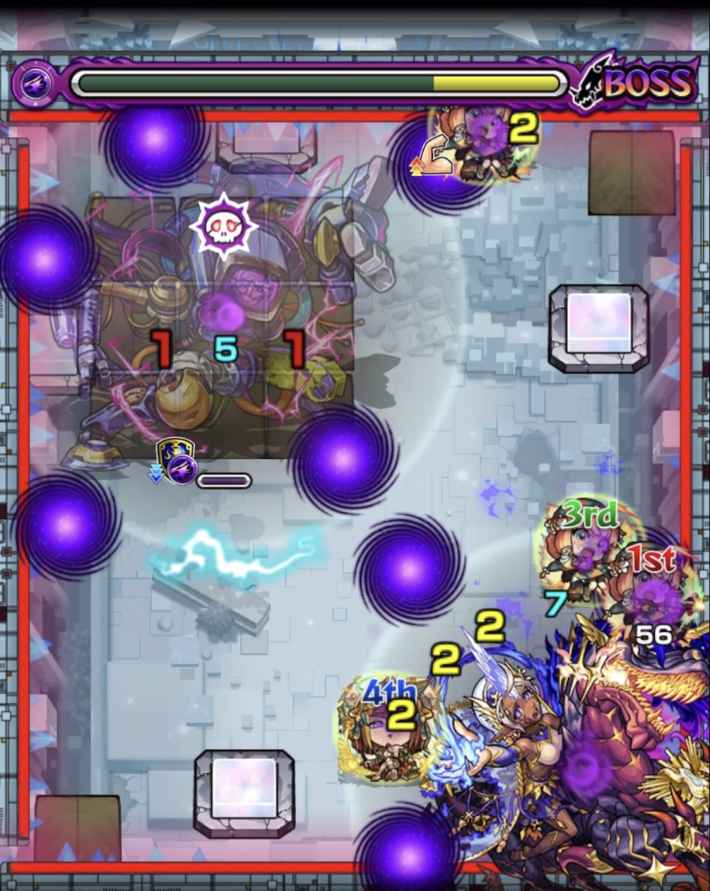 破界の星墓【アポカリプスの星墓】のボス1クロスドクロ後