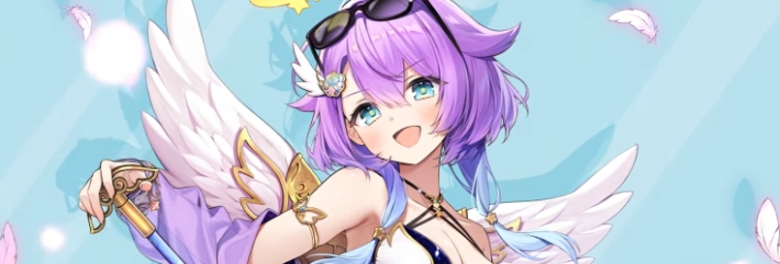 白猫の水着ルカ