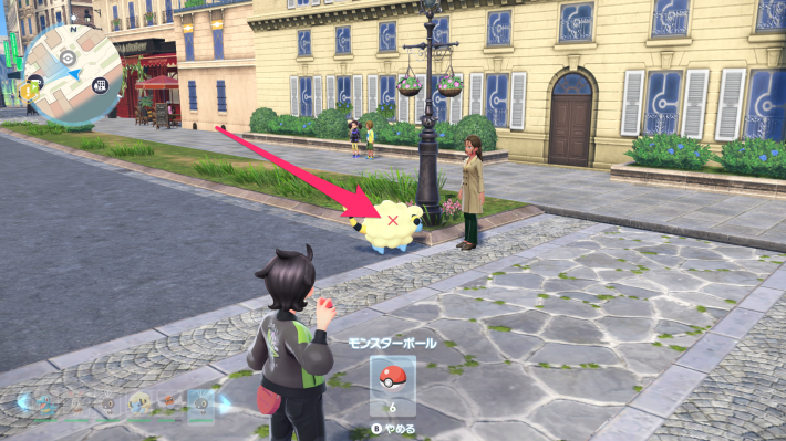 ポケモンZAで人のポケモンはつかまえられない画像