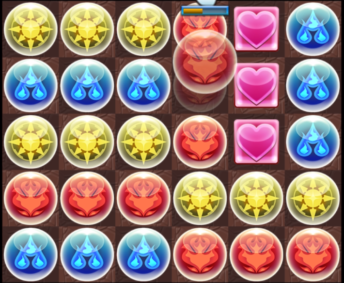 パズドラのパズル盤面