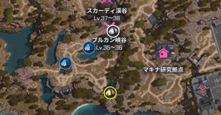トレジャーカプセルの場所一覧の画像