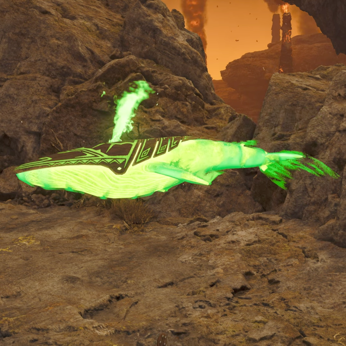 踊火の精霊・緑焔