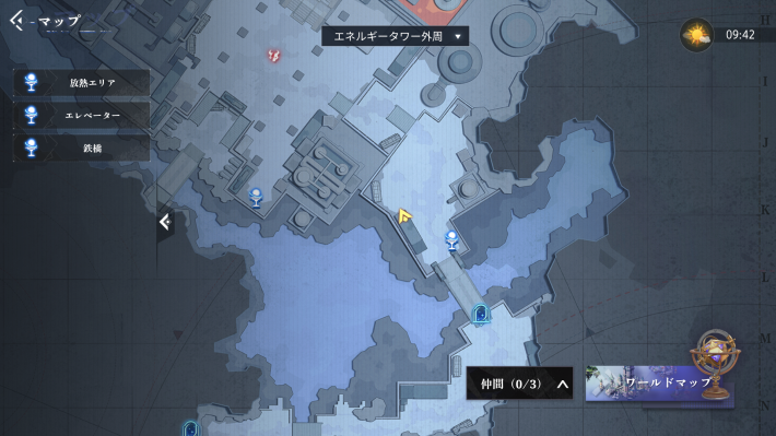 クラム軍事工場の宝箱7_マップ