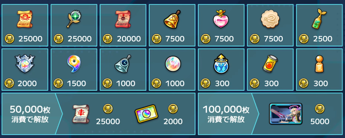 引き換えアイテム