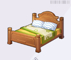 心温まるダブルベッド