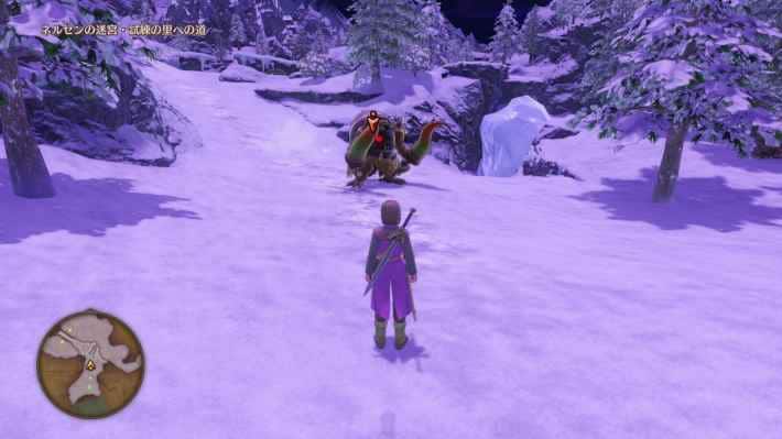 ドラクエ11Sの試練の里への道のルバンカ強
