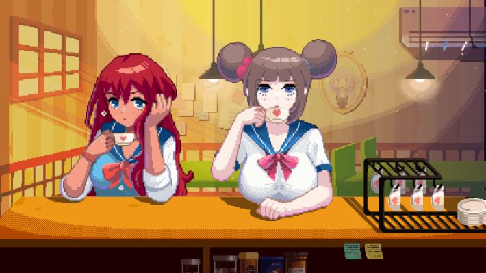 電気街の喫茶店