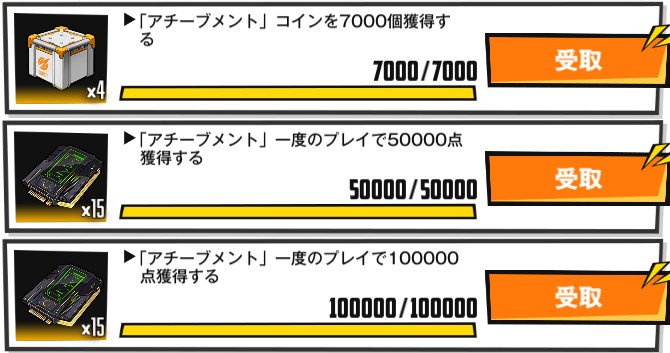 ミニゲームのミッションで入手