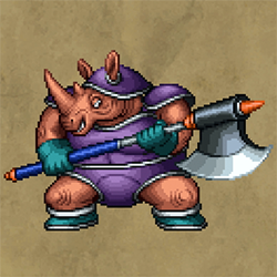 ドラクエ2リメイクのパープルライノ