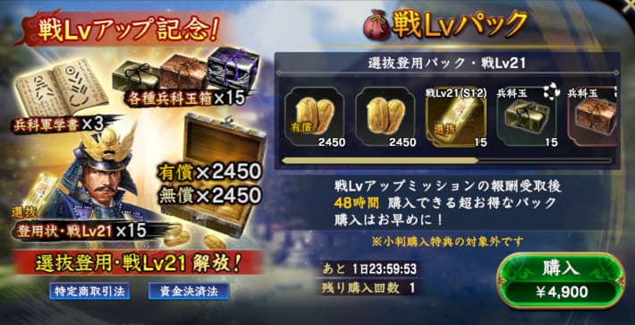 戦Lvパック