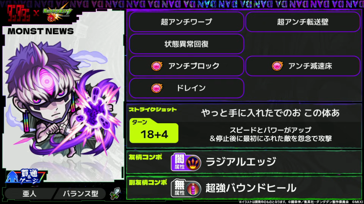 ジジのステータス