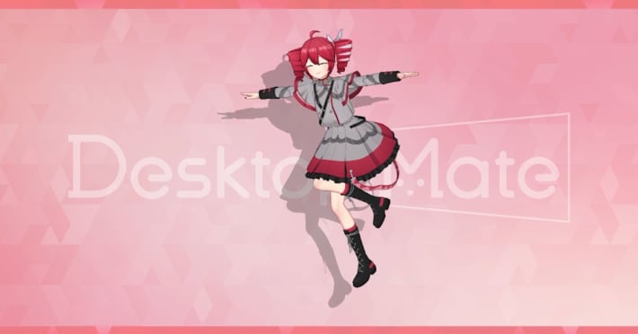『Desktop Mate』DLC「重音テト」8月7日発売開始！「VOICEPEAK 重音テト」を使った収録ボイスは50種類超！の画像