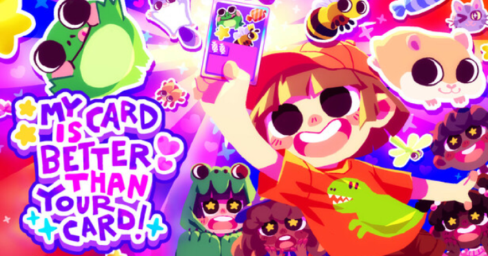ぼくのカードのほーがきみのよりすごいもん！