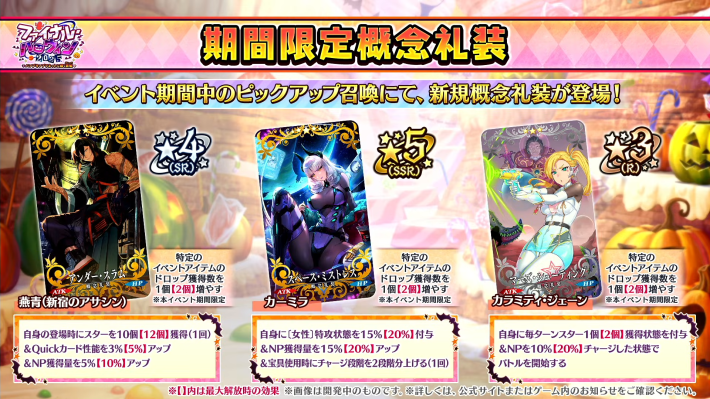 ハロウィン2025の攻略とガチャまとめの画像