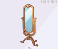 回転式スタンドミラー