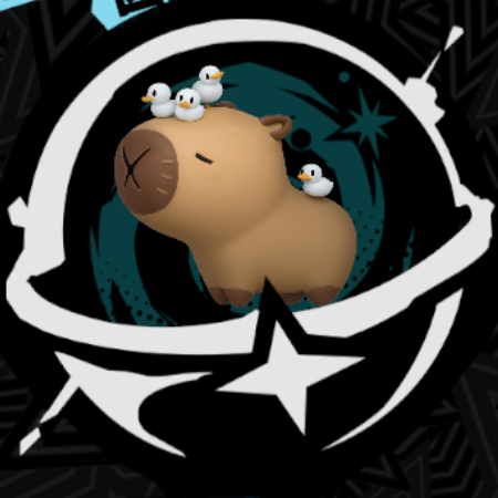 カピバラくんとアヒル