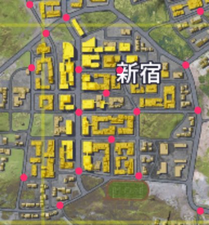 荒野行動 新宿 マップ攻略 東京決戦を徹底解説 ゲームウィズ