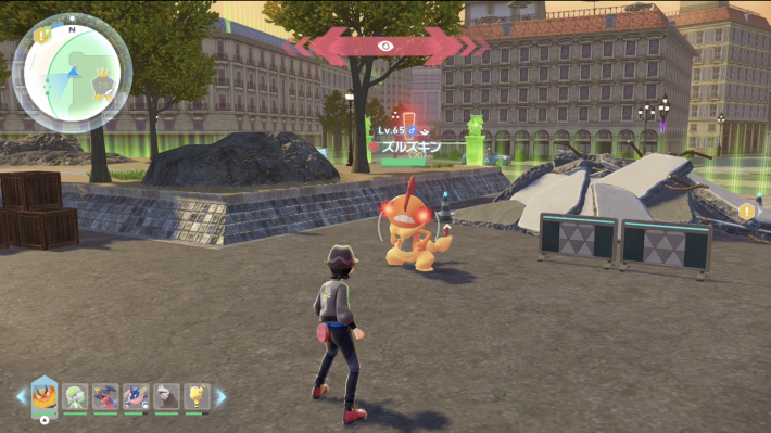 ポケモンZAオヤブンズルズキンの現地画像