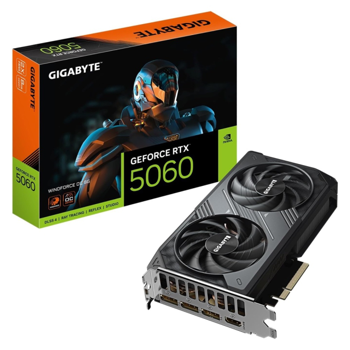 GIGABYTE GeForce RTX 5060 WINDFORCE OC 8Gの画像