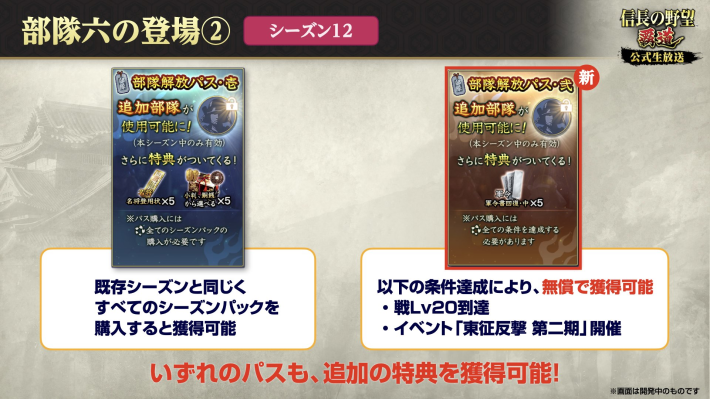 部隊解放パスの入手方法