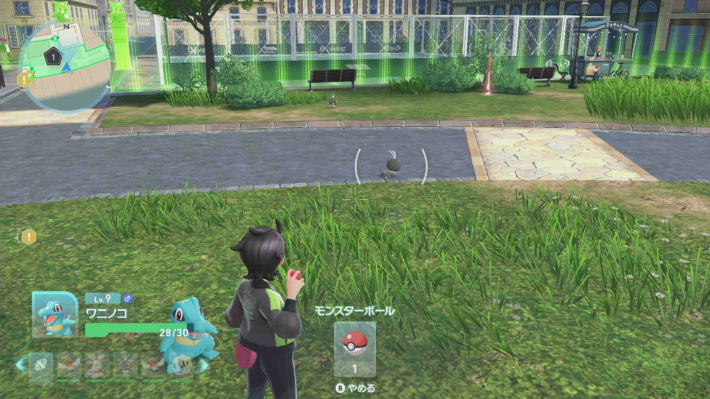 ポケモンZAの捕まえ方の背後