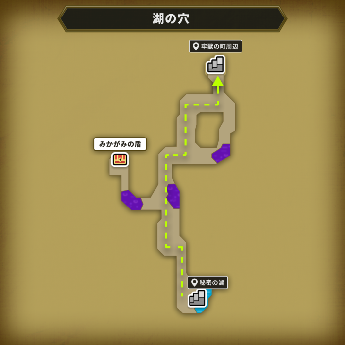 ドラクエ6】湖の穴のマップと入手アイテム【ドラゴンクエスト6