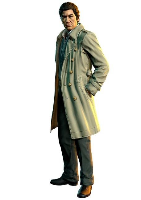 元警視庁組織犯罪対策第四課刑事 伊達真の全身イラスト