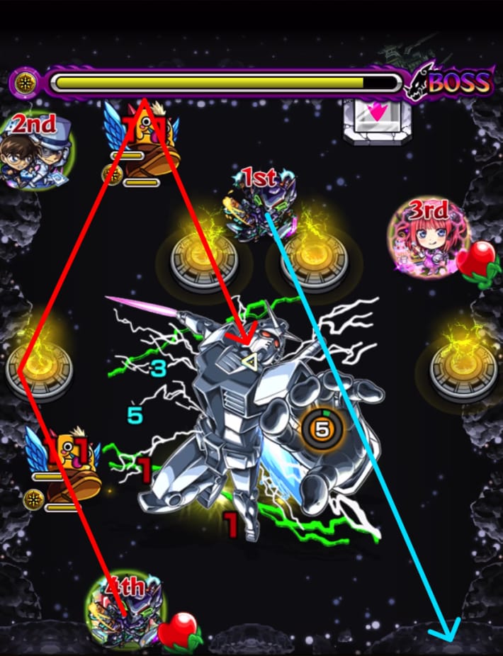 シュウジ【超究極】のボス第2戦（クロスドクロ後）