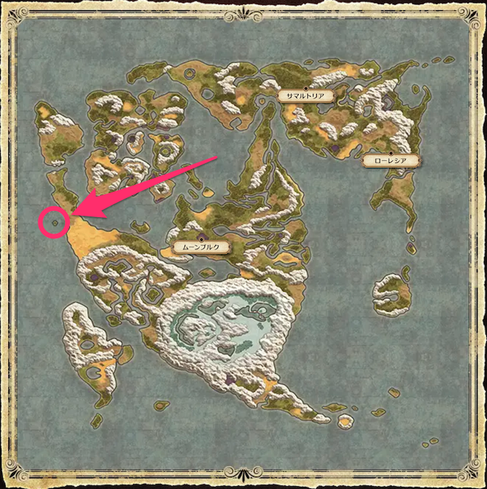 ドラゴンクエスト2リメイクのマップ