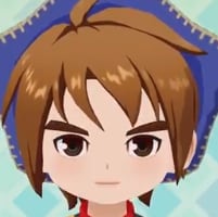 牧場物語 風のグランドバザールの顔立ちH