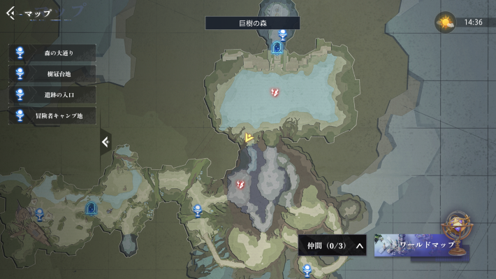 古代巨樹のカード7_マップ