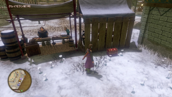 ドラクエ11Sのクレイモラン城下町のちいさなメダル