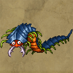 ドラクエ2リメイクのかぶとムカデ